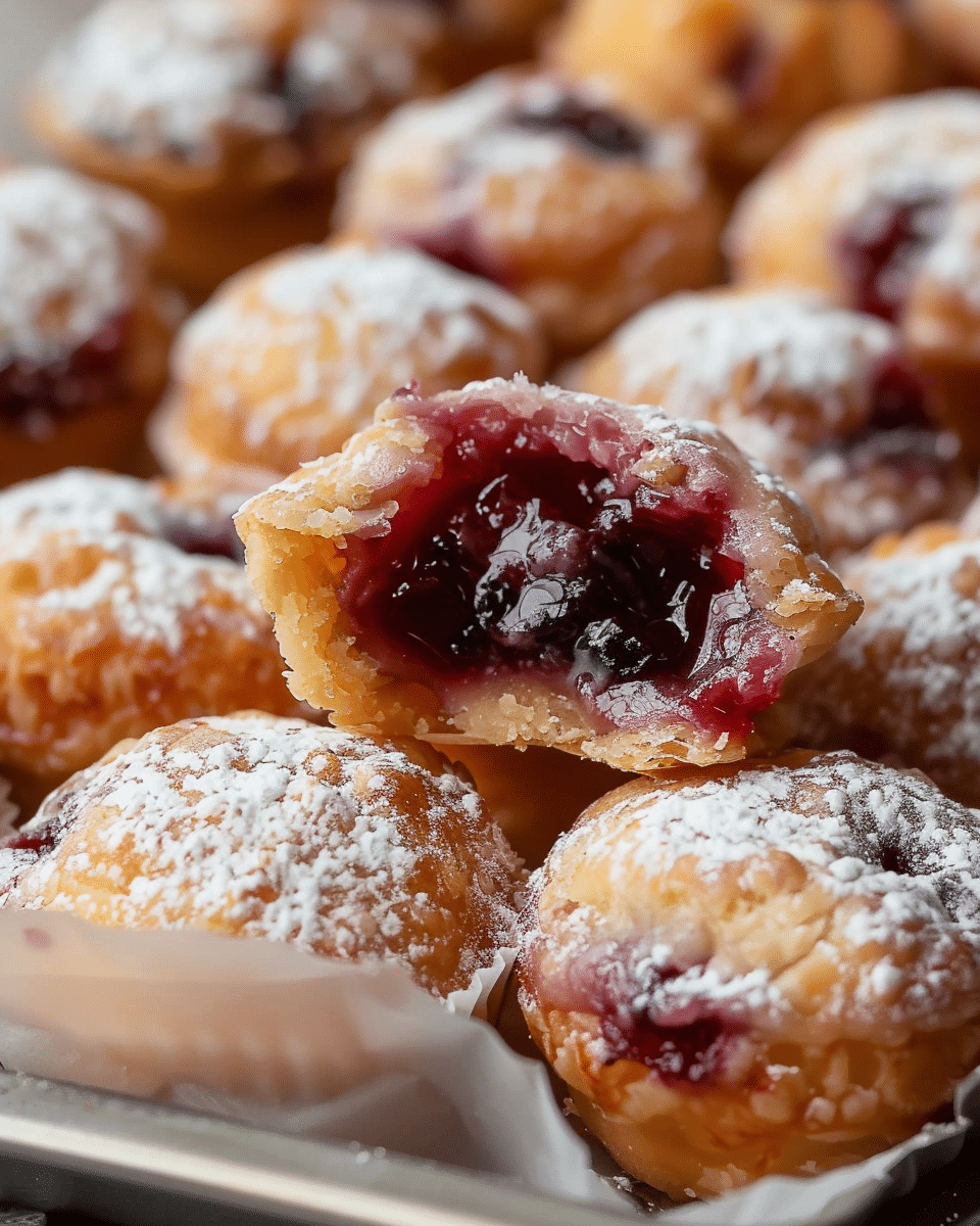 Delicious Cherry Pie Bites