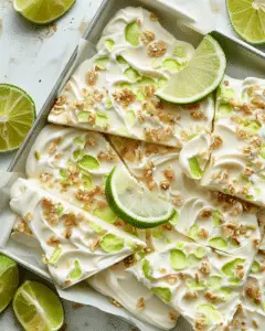 Key Lime Pie Yogurt Bark