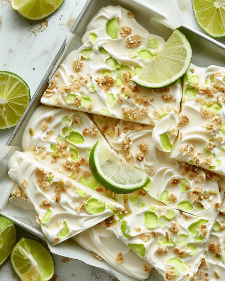 Key Lime Pie Yogurt Bark