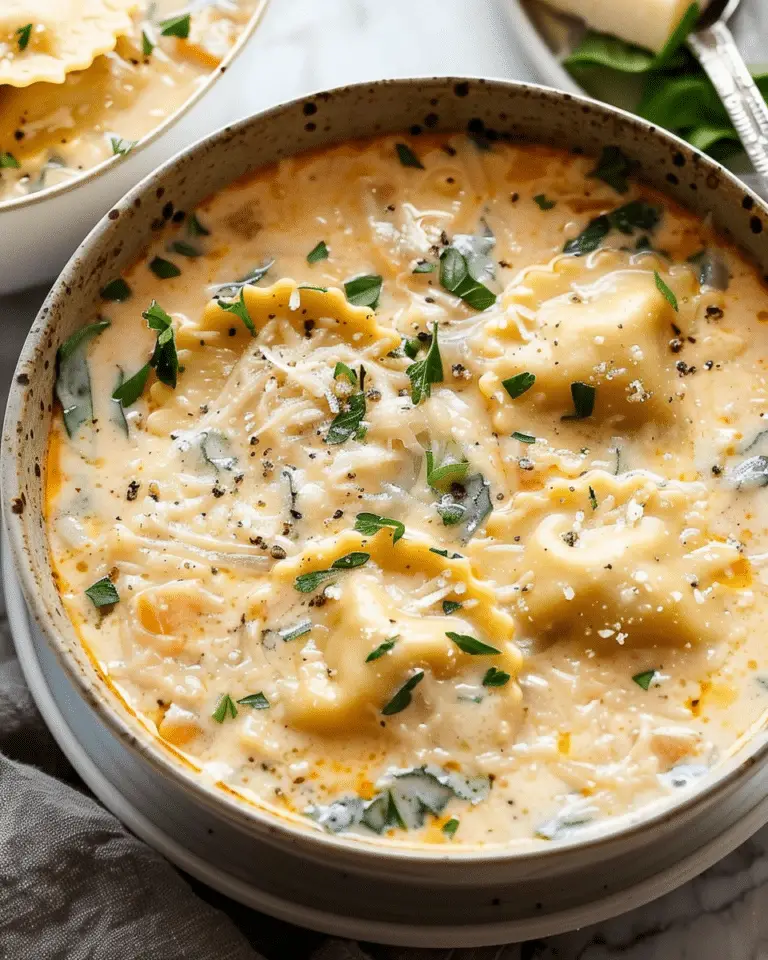 Creamy Ravioli Soup