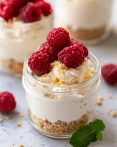 High-Protein Cheesecake Jars