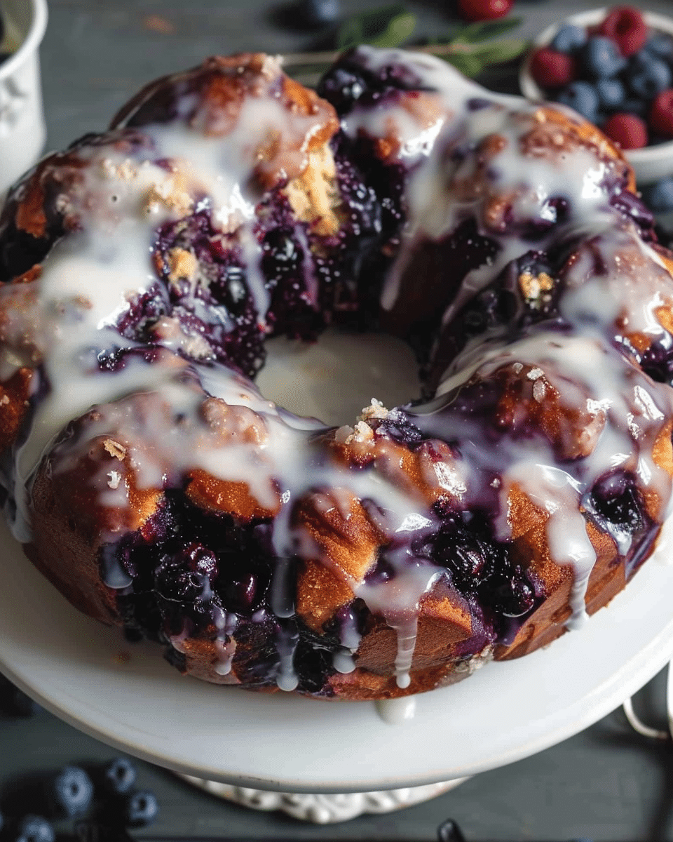 Blueberry Monkey Bread