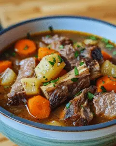 Apple Carrot Beef Rib Soup