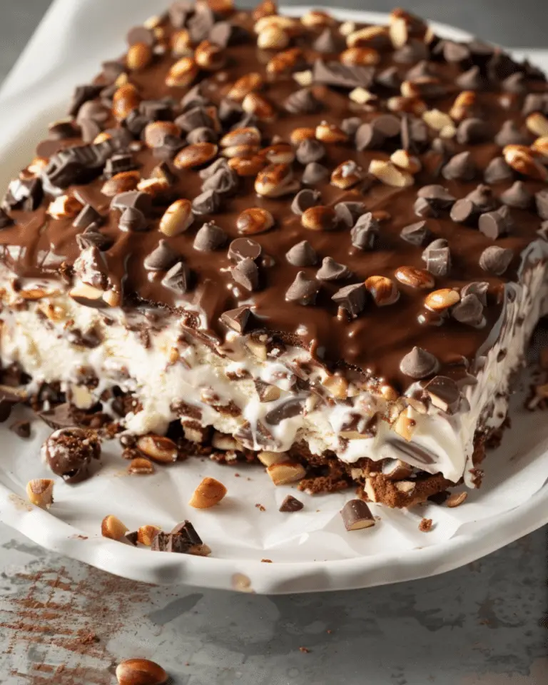 Buster Bar Ice Cream Cake