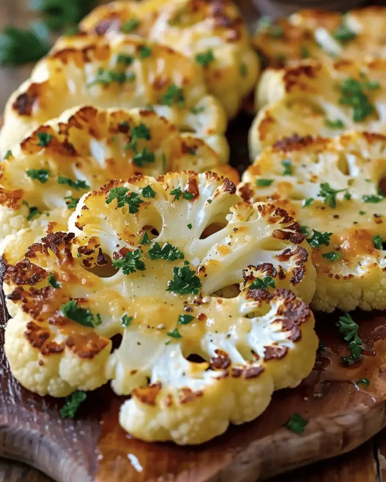 Cheesy Cauliflower Steaks