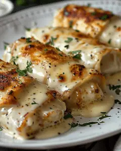 Cheesy Garlic Chicken Wraps
