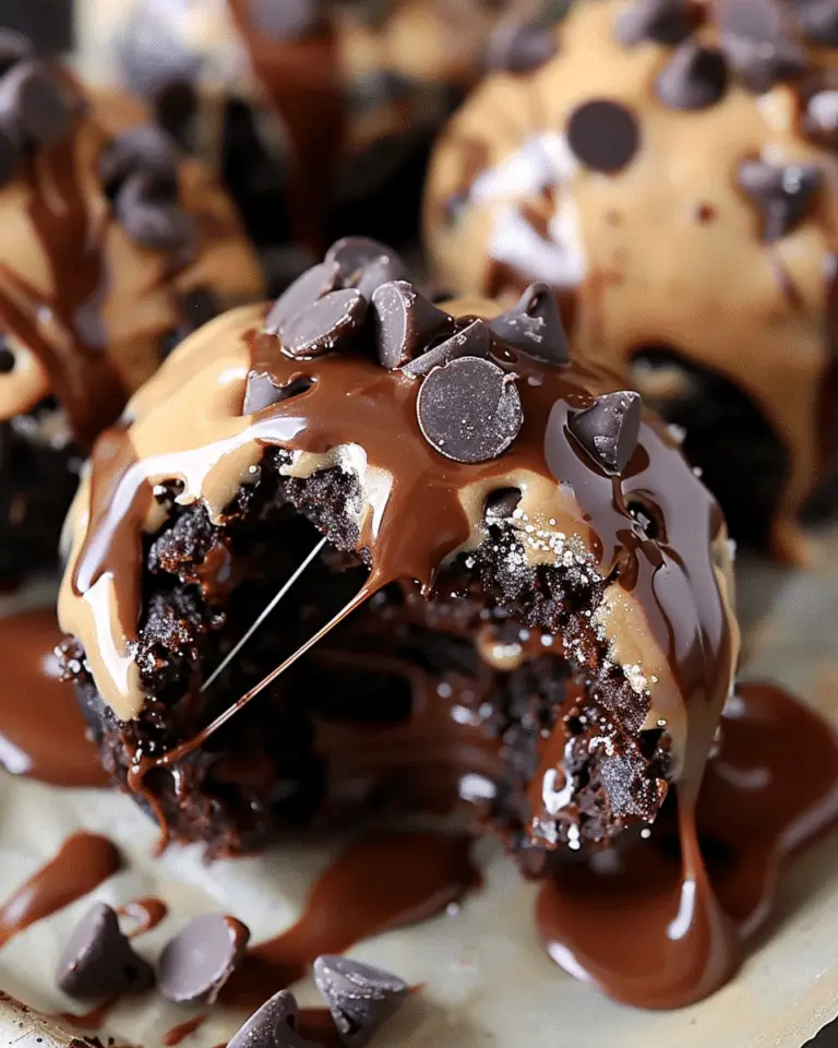 Chocolate Chip Cookie Dough Brownie Bites