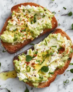 Creamy Cottage Cheese Avocado Toast