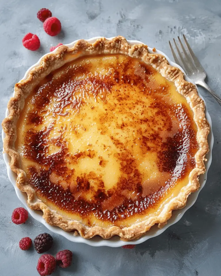 Creme Brulee Pie