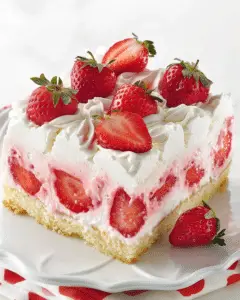 Easy Strawberry Poke Cake