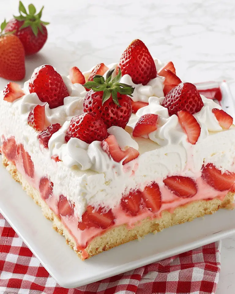 Easy Strawberry Poke Cake