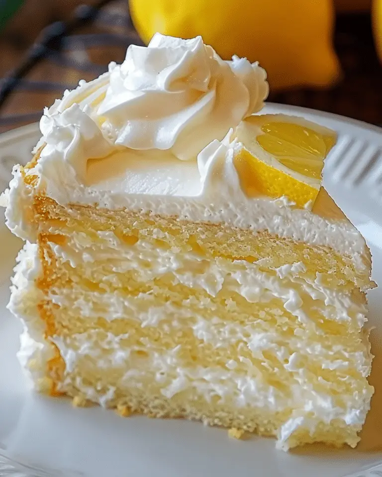 Italian Lemon Cream Cake