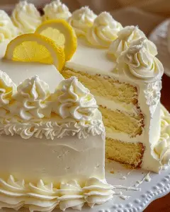 Italian Lemon Cream Cake