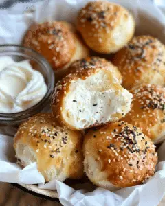 High-Protein Bagel Bites