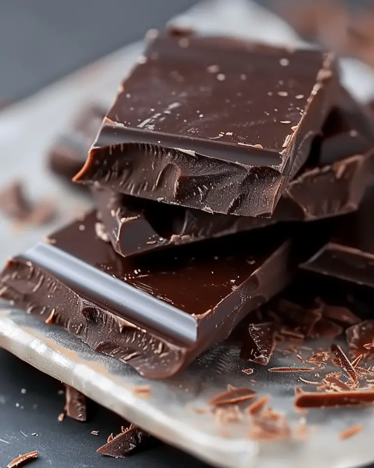 Homemade Melt-In-Your-Mouth Dark Chocolate