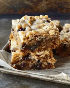 Oatmeal Raisin Cookie Bars