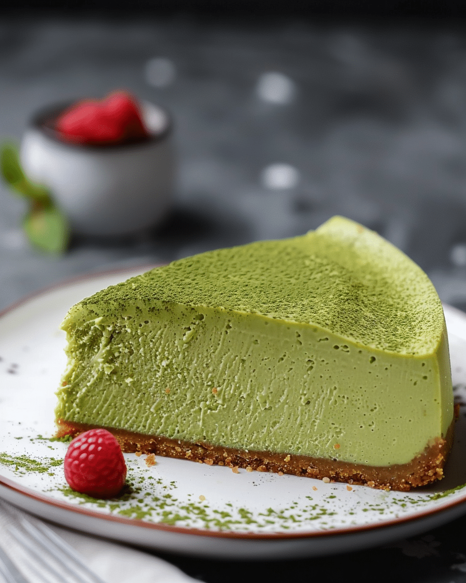 Original Matcha Japanese Cheesecake
