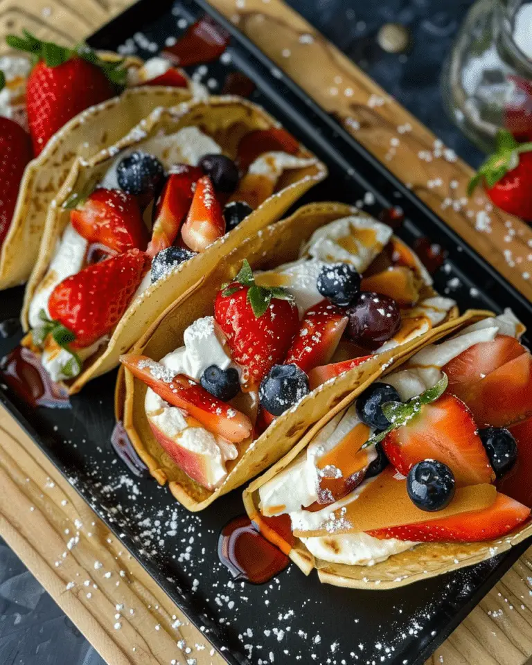 Pancake Tacos for a Sweet Twist