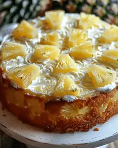 Pineapple Condensed Milk Cake