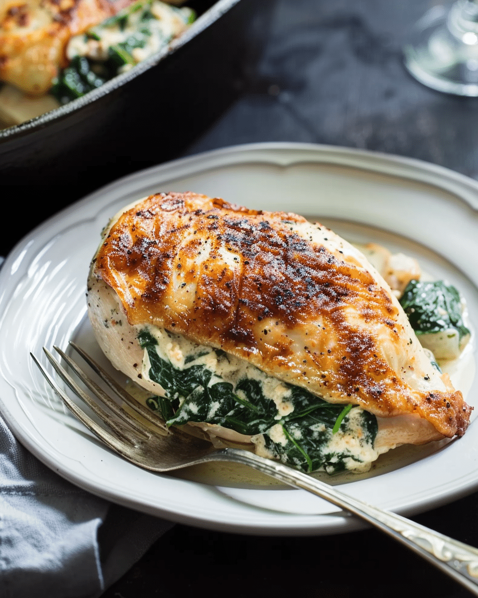 Spinach Stuffed Chicken