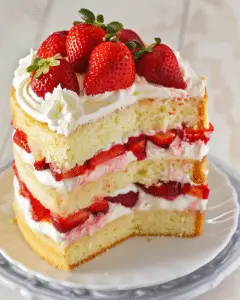The Best Strawberry Shortcake Cake