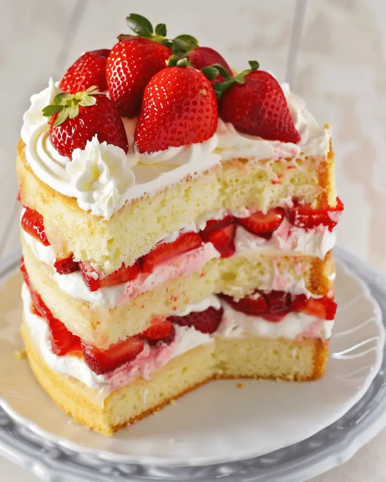 The Best Strawberry Shortcake Cake