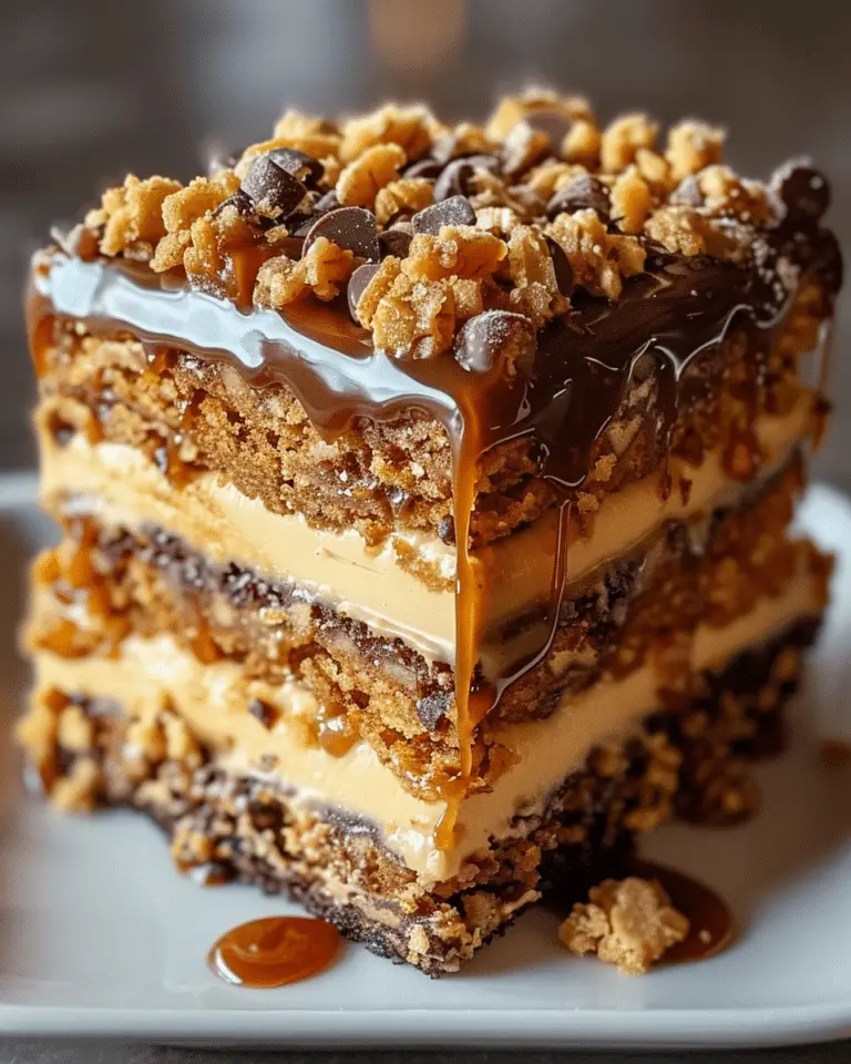 Caramel Toffee Crunch Cake