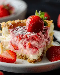 Easy Strawberry Cheesecake Dump Cake