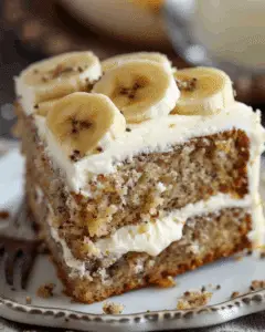 Classic Homemade Banana Cake