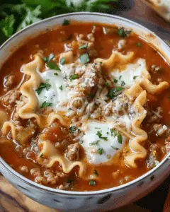 Crock Pot Lasagna Soup