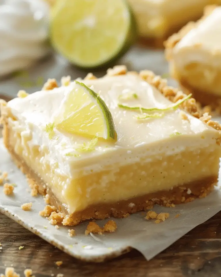 Easy Key Lime Pie Bars