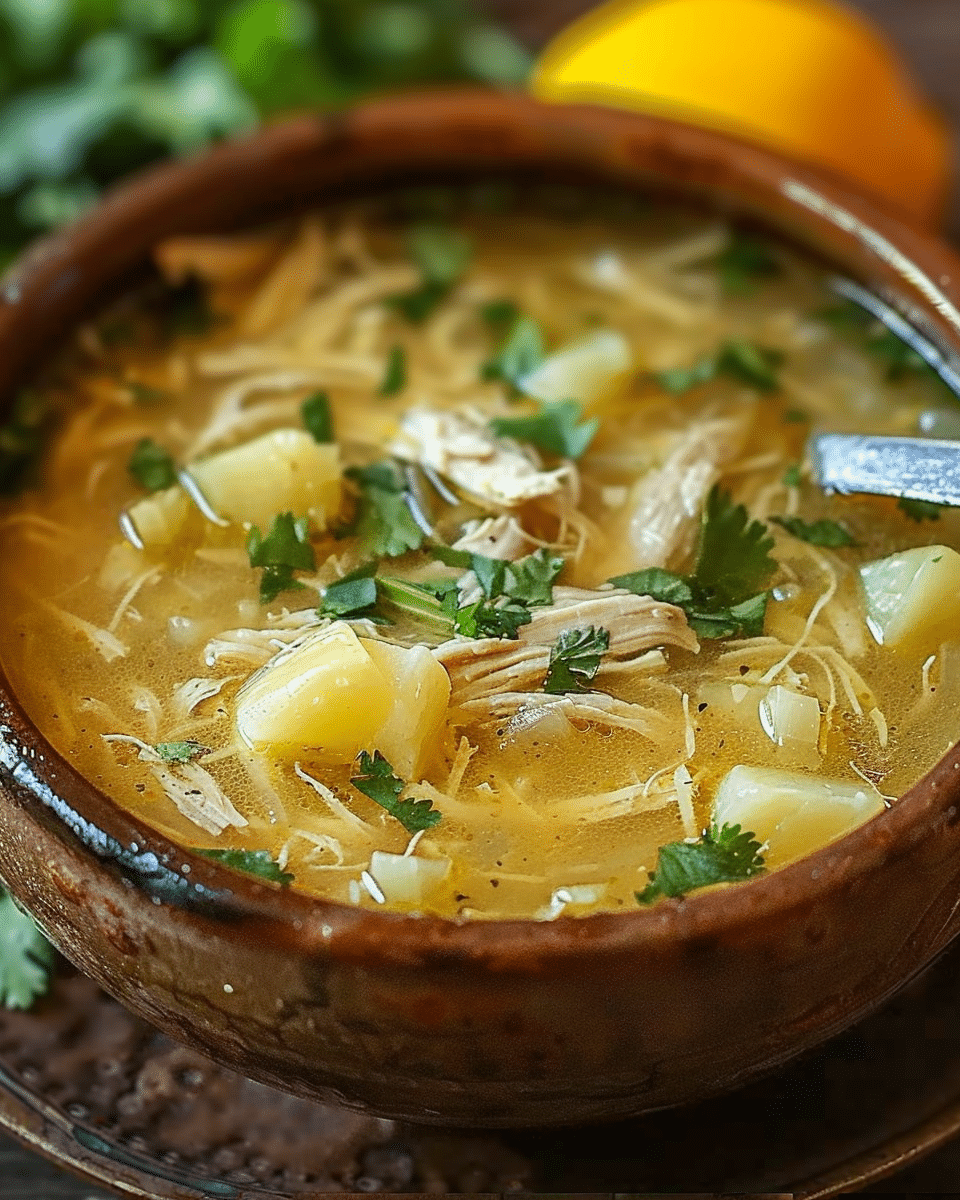 Cuban Chicken Soup Fiesta