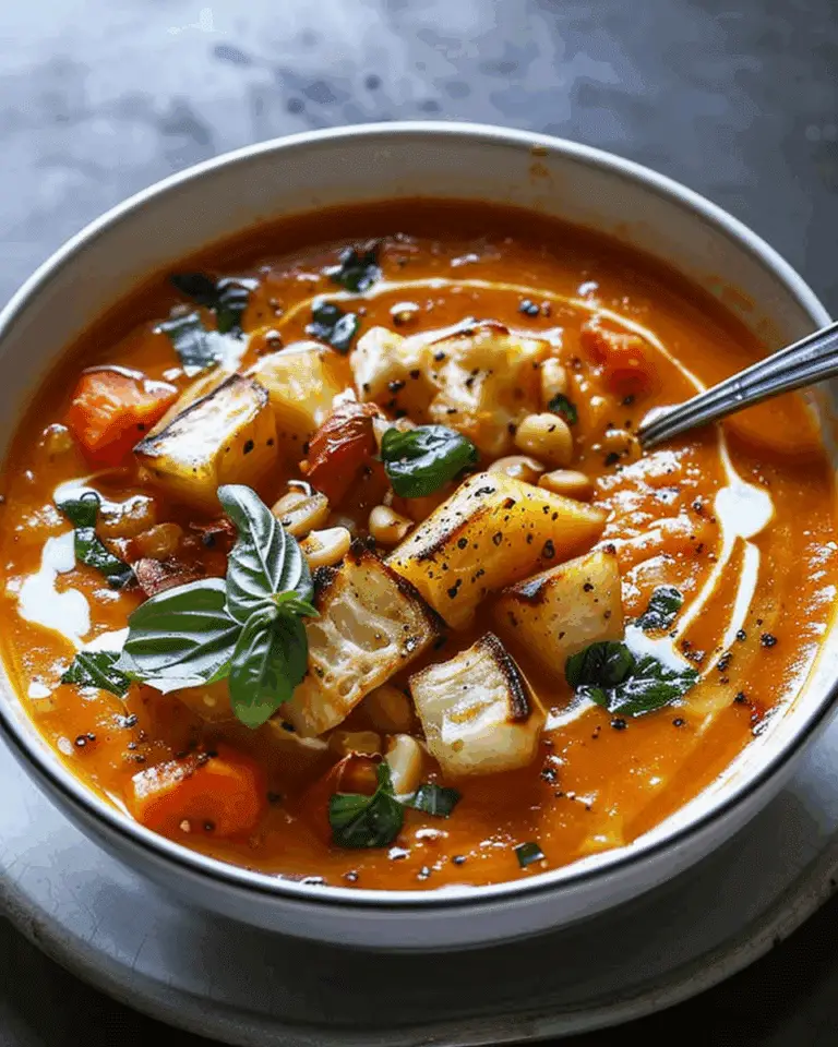 Hearty Roasted Vegetable Soup