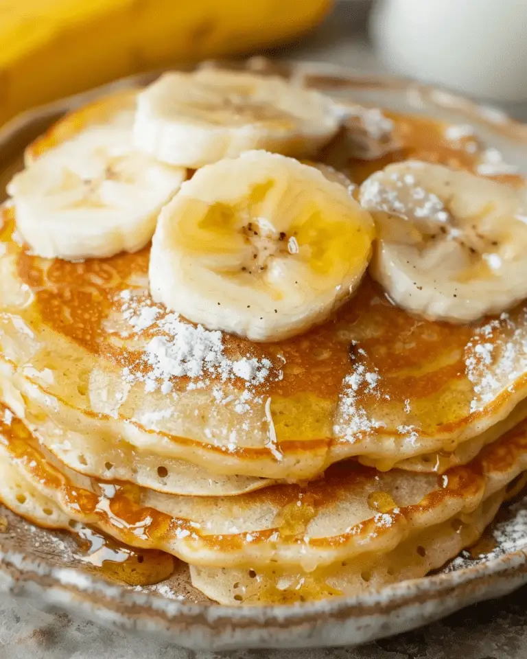 Brown Sugar Banana Pancakes