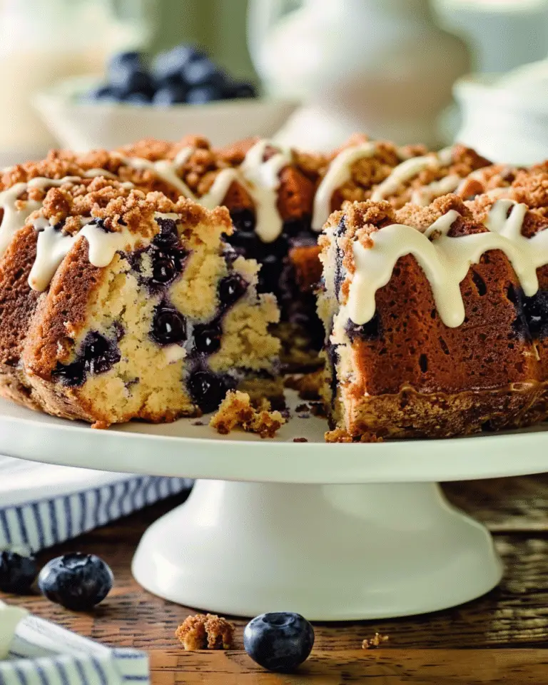 Brown Sugar Blueberry Coffee Cake