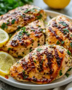 Oven-Baked Greek Chicken Breast