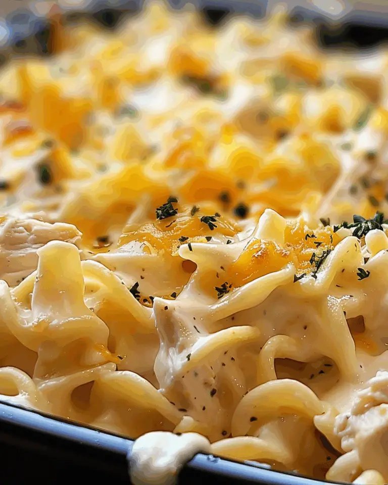 Cheesy Chicken Noodle Casserole