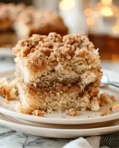 Cinnamon Coffee Cake with Streusel Crumb Topping