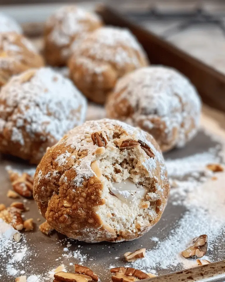 Melt-In-Your-Mouth Pecan Snowball Cookies