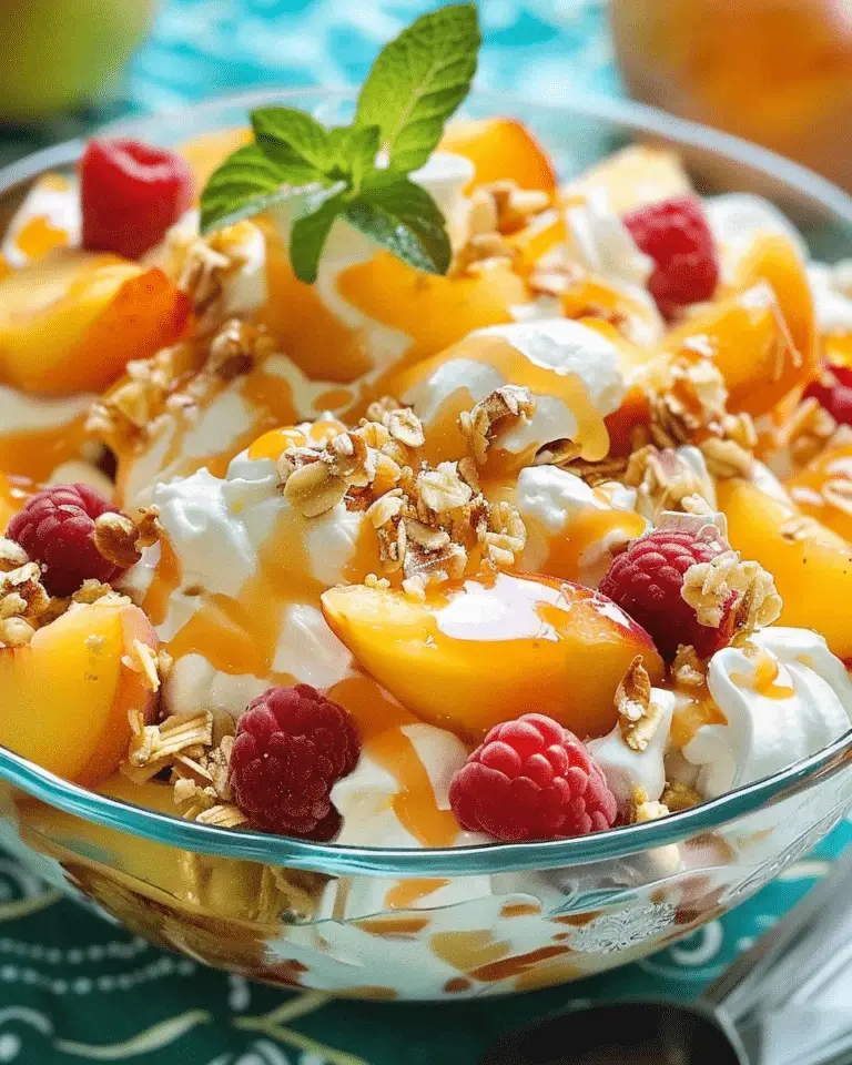 Savory Millionaire Peach Salad