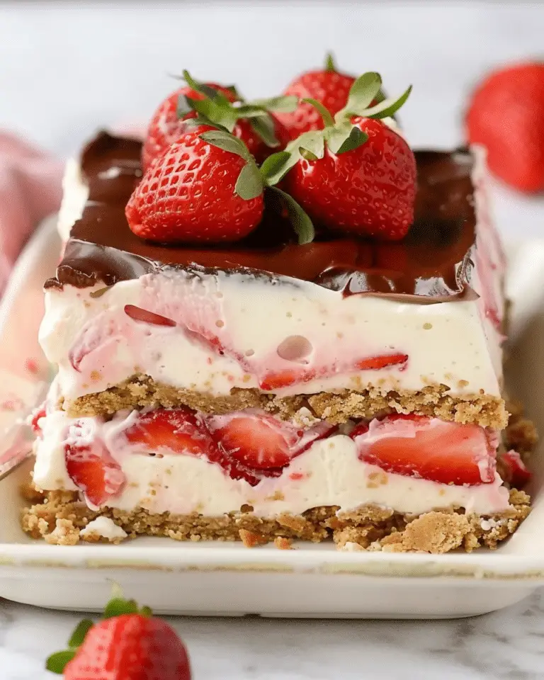 Strawberry Eclair Cake