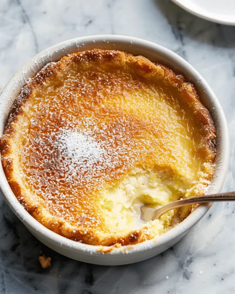 Baked Key Lime Pie Pudding