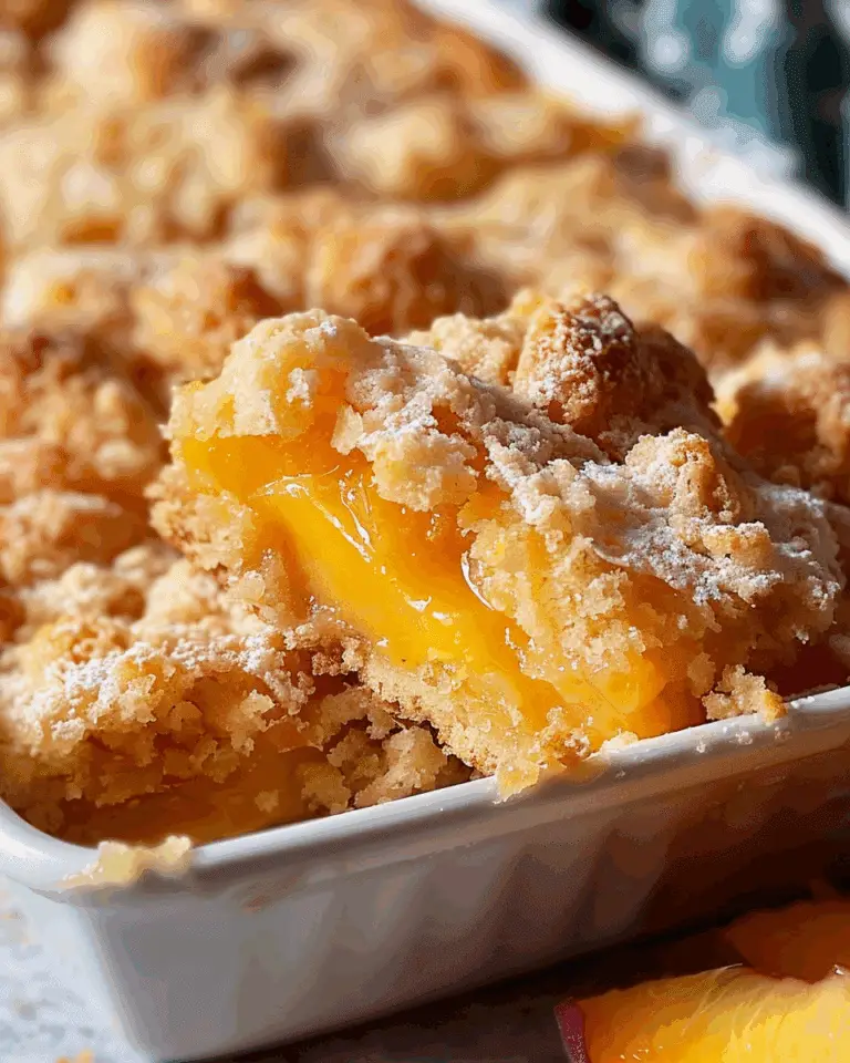 Easy Peach Dump Cake