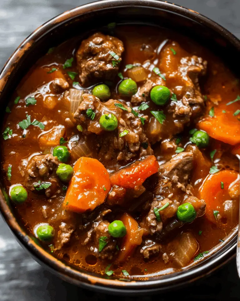 Classic Beef Stew Comfort Bowl