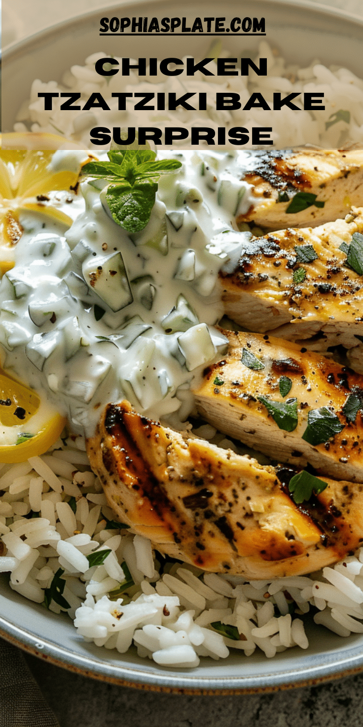 Chicken Tzatziki Bake Surprise
