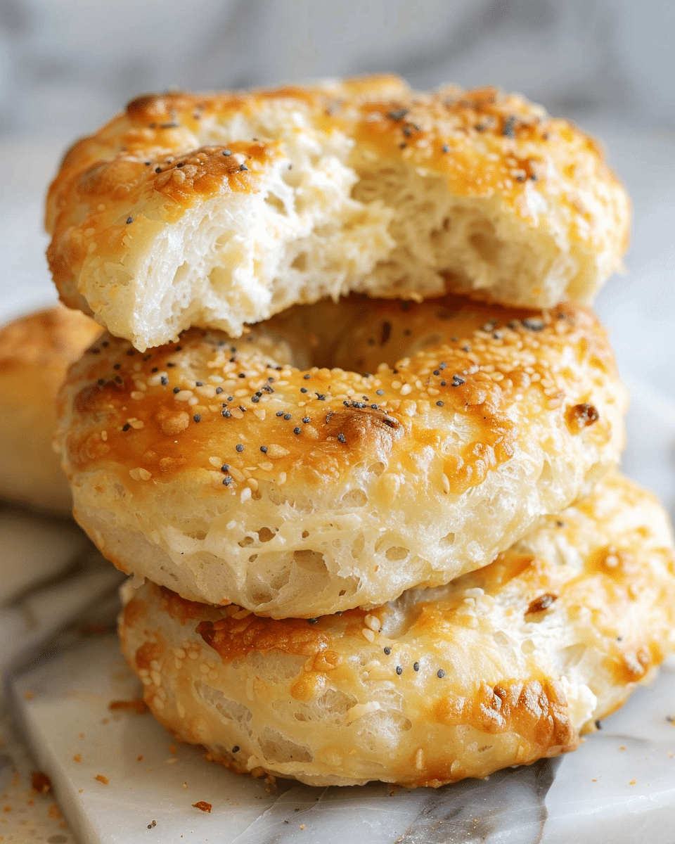 Cottage Cheese Bagels