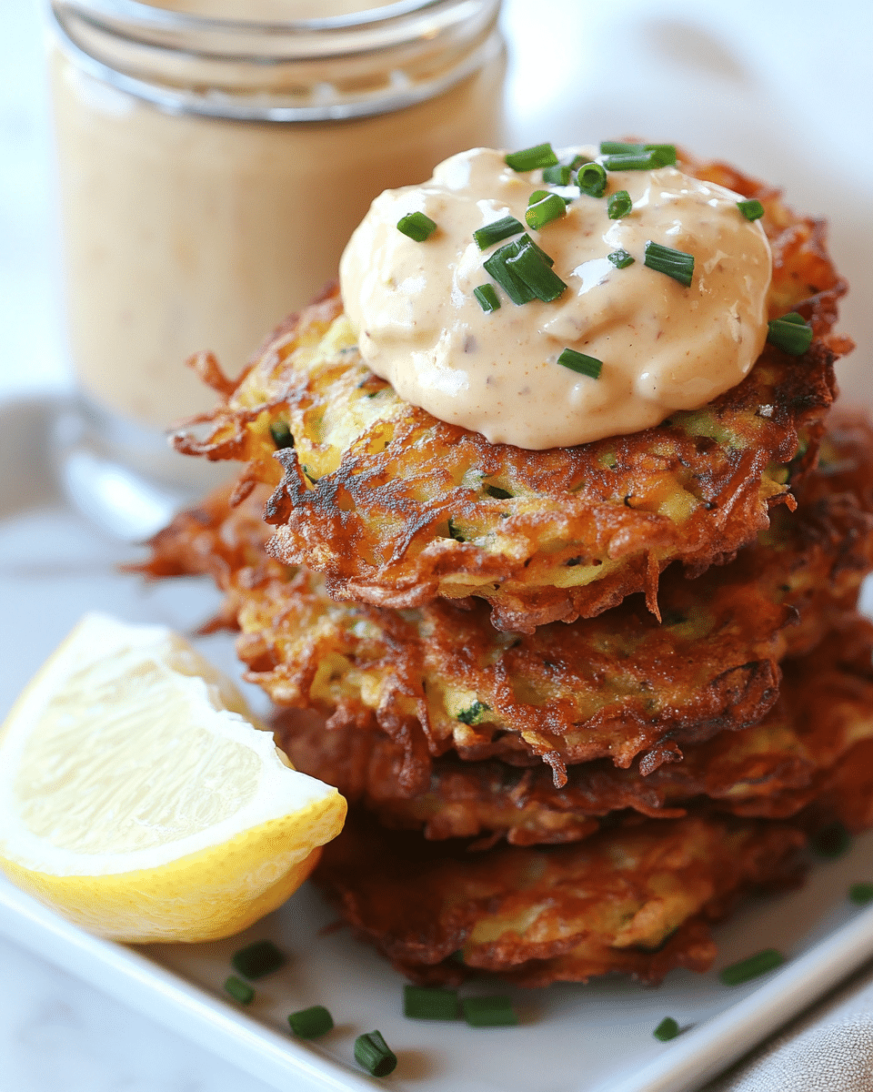 Crispy and Easy Zucchini Fritters