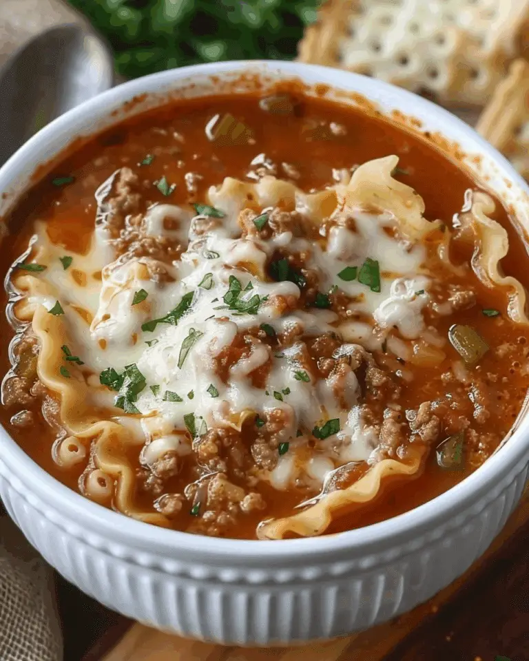 Crock Pot Lasagna Soup