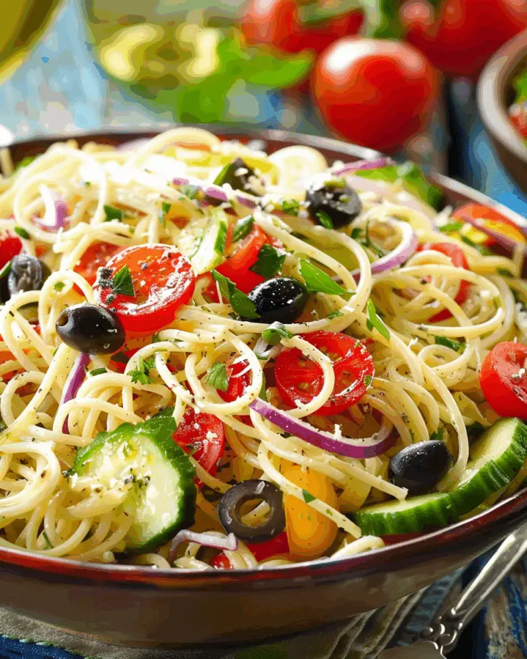Italian Spaghetti Salad Sensation