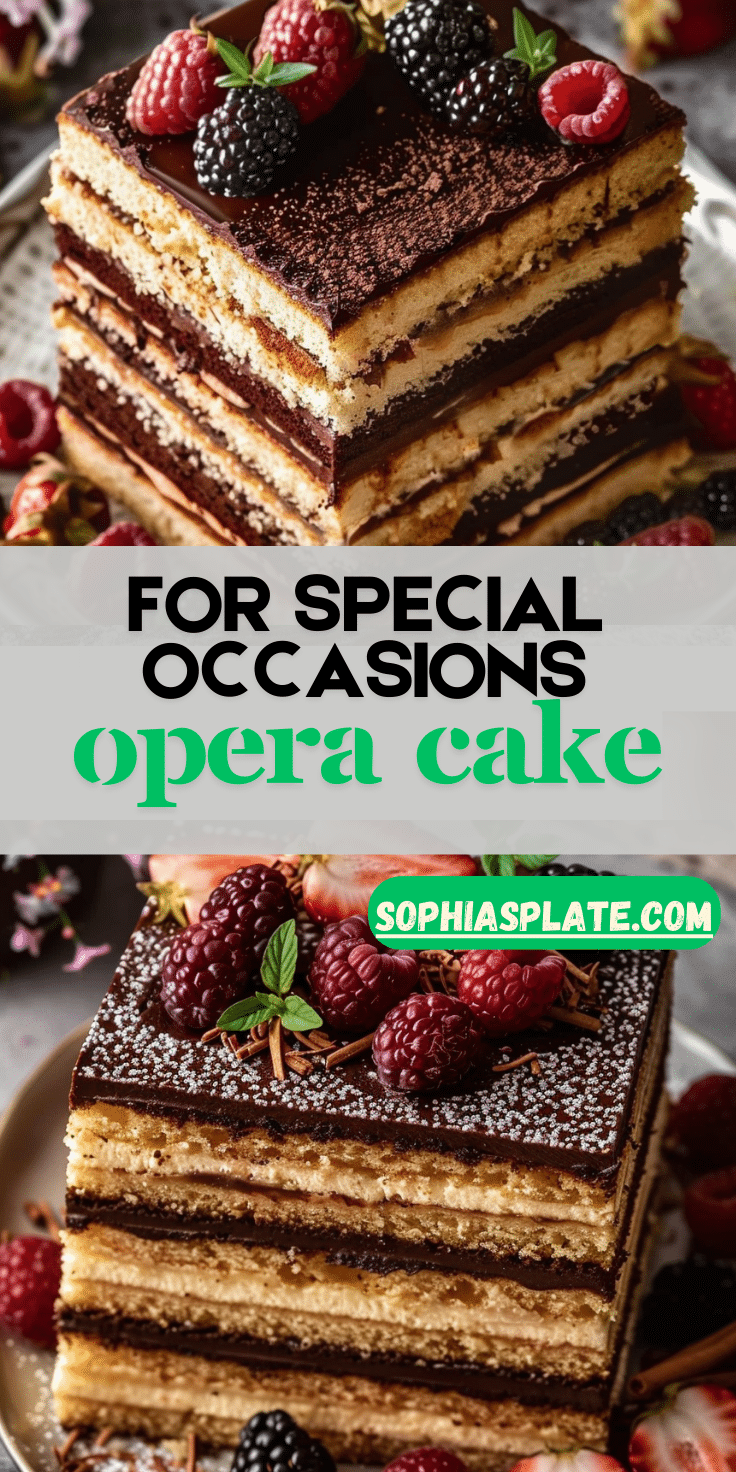 Opera Cake | Sophia's Plate